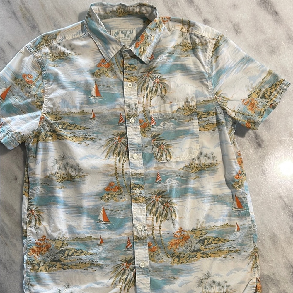 American Eagle Outfitters Casual Button Down Shirt